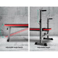 Everfit Weight Bench Squat Rack 200kg Home Gym Bench Press