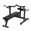 Everfit Chest Press Machine Folding Workout Bench Independent Arms
