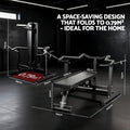 Everfit Chest Press Machine Folding Workout Bench Independent Arms