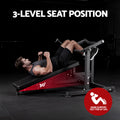 Everfit Chest Press Machine Folding Workout Bench Independent Arms