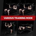 Everfit Chest Press Machine Folding Workout Bench Independent Arms