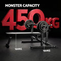 Everfit Chest Press Machine Folding Workout Bench Independent Arms