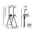 Everfit Chin Up Tower Pull Up Station Dip Station Folding Home Gym
