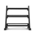Everfit 3-Tier Dumbbell Rack 300kg Capacity Heavy Duty Black