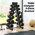 Everfit Dumbbells Rack 6 Tier Stand 200kg Capacity Home Gym Storage