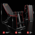 Everfit Adjustable Weight Bench FID 150kg Capacity Home Gym