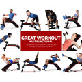 Everfit Adjustable Weight Bench FID 150kg Capacity Home Gym