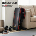 Everfit Adjustable Weight Bench FID 150kg Capacity Home Gym