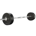 Everfit 28kg Barbell Set Weight Plates Bar Bench 168cm