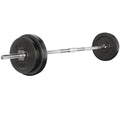 Everfit 38kg Barbell Set Weight Plates Bench 168cm