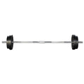 Everfit 38kg Barbell Set Weight Plates Bench 168cm