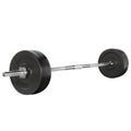 Everfit 48kg Barbell Set Weight Plates Bar Bench 168cm
