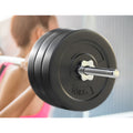 Everfit 68kg Barbell Set Weight Plates Bar Bench 168cm