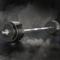 Everfit 78kg Barbell Set Weight Plates Bench 168cm Home Gym