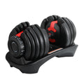 Everfit 24kg Adjustable Dumbbells Weight Plates Home Gym Equipment