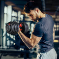 Everfit 24kg Adjustable Dumbbells Weight Plates Home Gym Equipment