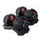 Everfit 24kg Adjustable Dumbbells Set 2pcs Home Gym Weight Plates