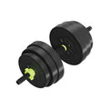 Everfit 25kg Adjustable Dumbbells Set Kettlebell Weight Plates Barbell