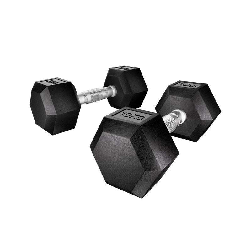 Everfit 20kg Hex Dumbbells Set 2x10kg Weights Gym Lifting