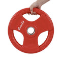 Everfit Olympic Weight Plates 15kg Red Dumbbell Barbell Home Gym