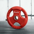 Everfit Olympic Weight Plates 15kg Red Dumbbell Barbell Home Gym