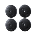 Everfit 30kg Barbell Weight Plates Standard Home Gym Press Fitness