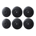 Everfit 50kg Barbell Weight Plates Standard Home Gym Press Fitness