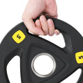 Everfit Olympic Weight Plates 5kg Dumbbells Barbells Lifting