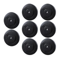 Everfit 80kg Barbell Weight Plates Standard Home Gym Exercise