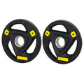 Everfit Olympic Weight Plates 5kg x2 Dumbbells Barbells Home Gym