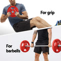 Everfit Olympic Weight Plates 15kg x2 Red Dumbbell Barbell