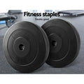 Everfit 5kg Weight Plates Standard 2pc Barbell Lifting