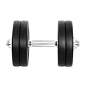 Everfit 25kg Dumbbell Set with Bench Weight Plates Dumbbells