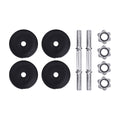 Everfit 10kg Dumbbell Set Weights Lifting Bench Home Gym Equipment