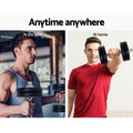 Everfit 10kg Dumbbell Set Weights Lifting Bench Home Gym Equipment