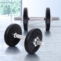 Everfit 10kg Dumbbell Set Weights Lifting Bench Home Gym Equipment