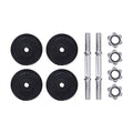Everfit 15kg Dumbbell Set Weight Plates Lifting Bench Home Gym