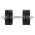 Everfit 35kg Dumbbell Set Weight Plates Dumbbells Lifting Bench