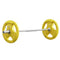 Everfit 46KG Barbell 120CM Yellow Dumbbell Weight Lifting Plates