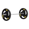 Everfit 56kg Barbell Set 120cm Dumbbells Weight Plates Home Gym