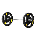 Everfit 56kg Barbell Set 120cm Dumbbells Weight Plates Home Gym