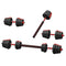 Everfit 20kg Adjustable Dumbbell Barbell Set Weight Plates Home Gym