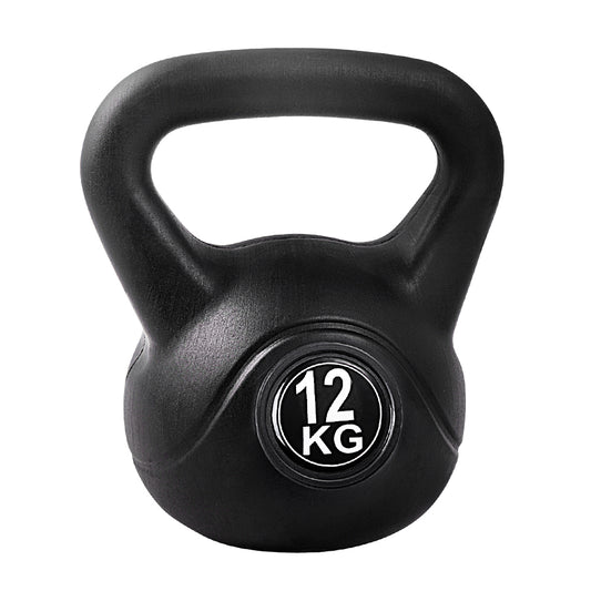 Everfit 12kg Kettlebell Set Weight Lifting Bench Dumbbells Home Gym