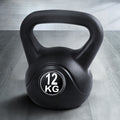 Everfit 12kg Kettlebell Set Weight Lifting Bench Dumbbells Home Gym
