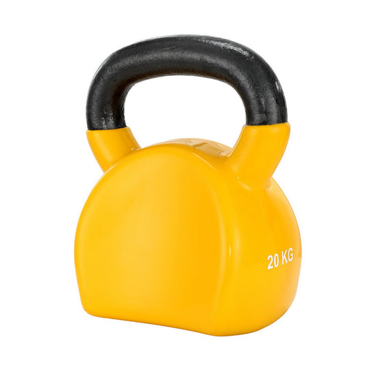 Everfit 20kg Kettlebell Set Weightlifting Bench Dumbbells Gym Home
