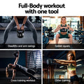 Everfit 4kg Kettlebell Set Weight Lifting Bench Dumbbells Gym Home