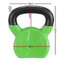 Everfit 8kg Kettlebell Set Weightlifting Bench Dumbbells Gym Home