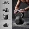 Everfit 20kg Cast Iron Kettlebell Powder Coating Flat Bottom Home Gym
