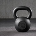 Everfit 20kg Cast Iron Kettlebell Powder Coating Flat Bottom Home Gym