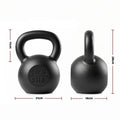 Everfit 24kg Cast Iron Kettlebell Powder Coating Flat Bottom Home Gym